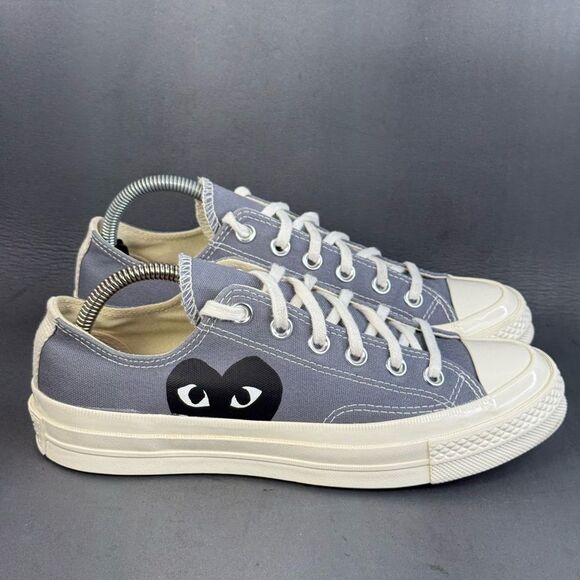 CdG PLAY x Converse Women's AllStar Peek-A-Boo Low-Top Sneakers size 8 - Picture 1 of 8